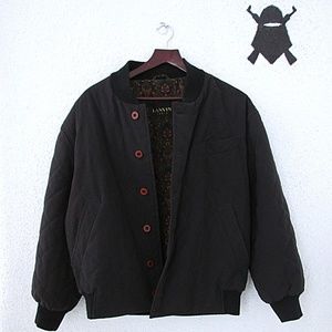 Lanvin Vintage Luxury Bomber Jacket Rare S-M Size